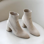 Women Shoes 2025 New Winter Shoes Women Boots Casual Lightweight Ankle Heels Women Slip on Platform Shoes Zapatos De Tacon Mujer