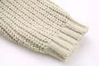 Contrast Cropped Sweaters for Women  Pullovers Knitted Sweater Woman Long Sleeve Ribbed Women's Sweater Autumn Jerseys