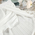 Black fungus edge suspender shorts hollowed out pajamas set