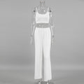 Two piece set of camisole pants and pajamas
