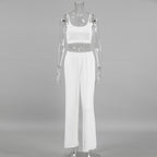Two piece set of camisole pants and pajamas