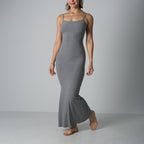 Long Dress Modal Lounge Dress Spaghetti Strap Dress