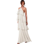 Elegant Sleeveless Long Dress Formal Dress Fashion Autumn Dress