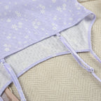 Strap shorts for women hollowed out printed pajamas for women